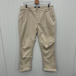 Mountain Khakis Men's W34 x L30 Beige 5-Pocket Cotton Khaki Canvas Pants